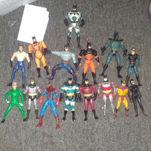 Superhero action figures